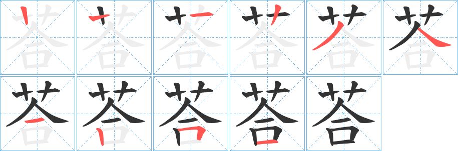 荅